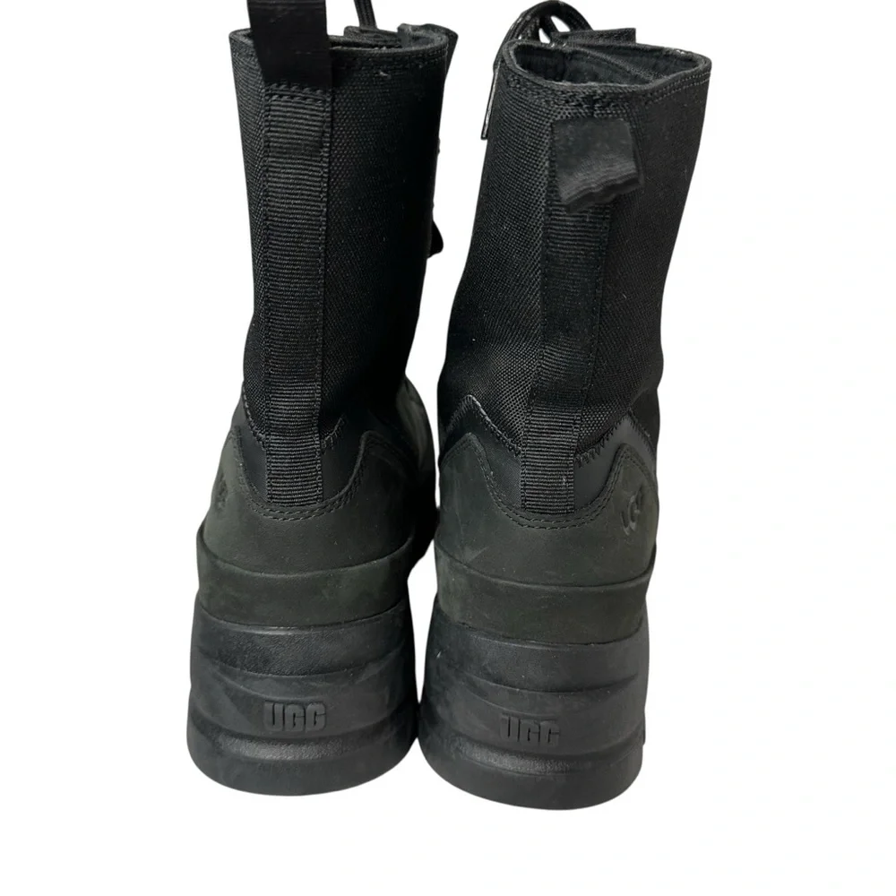 UGG Women's Charcoal Lace-Up Winter Boots Sz 8